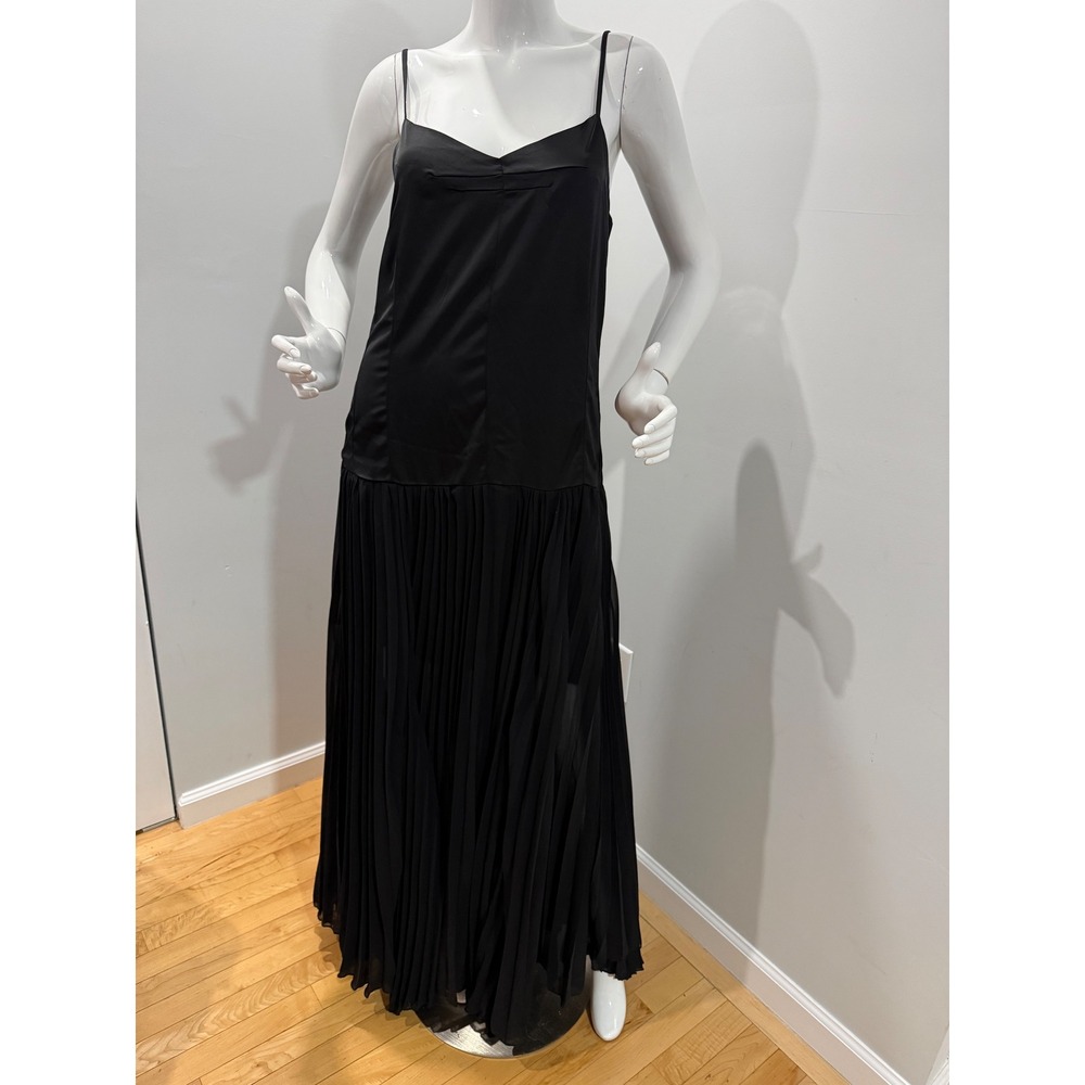 Commense Semi-Sheer Vacation Long Dress Black size S - Picture 8 of 9